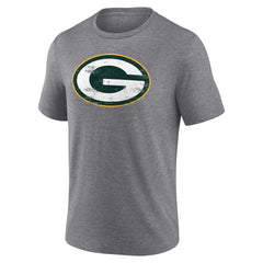 Green Bay Packers Heritage Custom Name & Number Tri-Blend T-Shirt