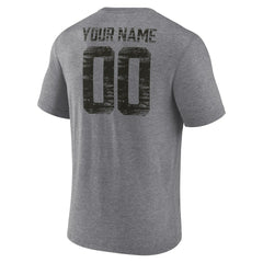 Pittsburgh Steelers Heritage Custom Name & Number Tri-Blend T-Shirt