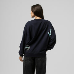 Seattle Kraken Mitchell & Ness Women's Vintage Crewneck Sweatshirt Discount