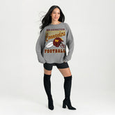 Washington Commanders Gameday Couture Women's Oversized Sweet Victory Corded Sweatshirt