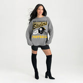 Pittsburgh Steelers Gameday Couture Women's Oversized Sweet Victory Corded Sweatshirt