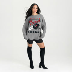 Houston Texans Gameday Couture Women's Oversized Sweet Victory Corded Sweatshirt