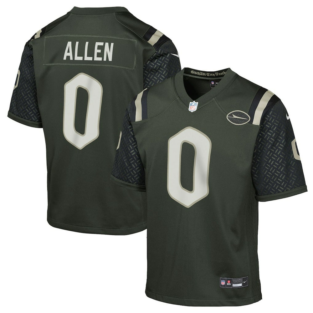 New York Jets Nike Braelon Allen Youth 2025 Rivalries Collection Game Jersey