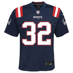 New England Patriots Nike TreVeyon Henderson Youth Team Game Jersey