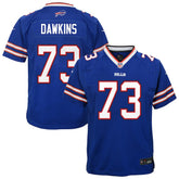 Buffalo Bills Nike Dion Dawkins Youth Team Game Jersey