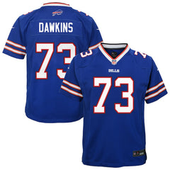 Dion Dawkins Buffalo Bills Youth Team Game Jersey - Royal