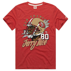 San Francisco 49ers Jerry Rice Homage Unisex Retired Player Classic Caricature T-Shirt