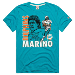 Miami Dolphins Dan Marino Homage Unisex Retired Player Classic Caricature T-Shirt