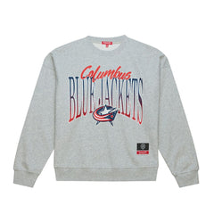 Columbus Blue Jackets Mitchell & Ness Women's Hockey Night Sweatshirt Outlet