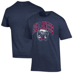 Colorado Avalanche Champion Helmet T-Shirt On Sale
