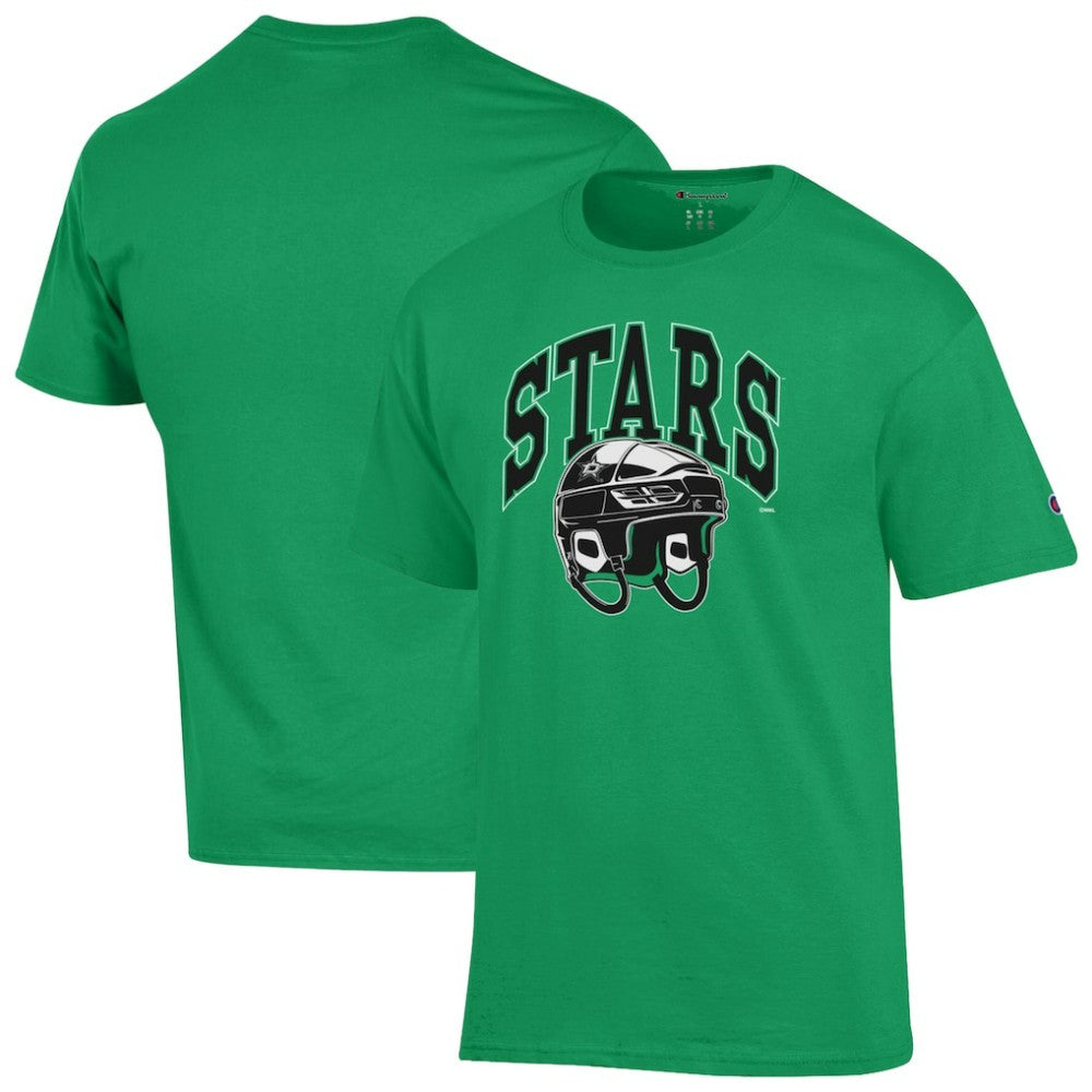 Dallas Stars Champion Helmet T-Shirt Discount
