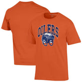 Edmonton Oilers Champion Helmet T-Shirt For Sale