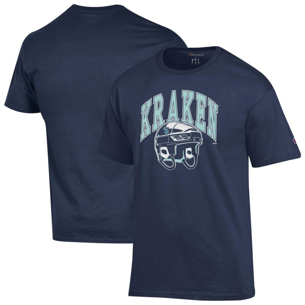 Seattle Kraken Champion Helmet T-Shirt For Sale