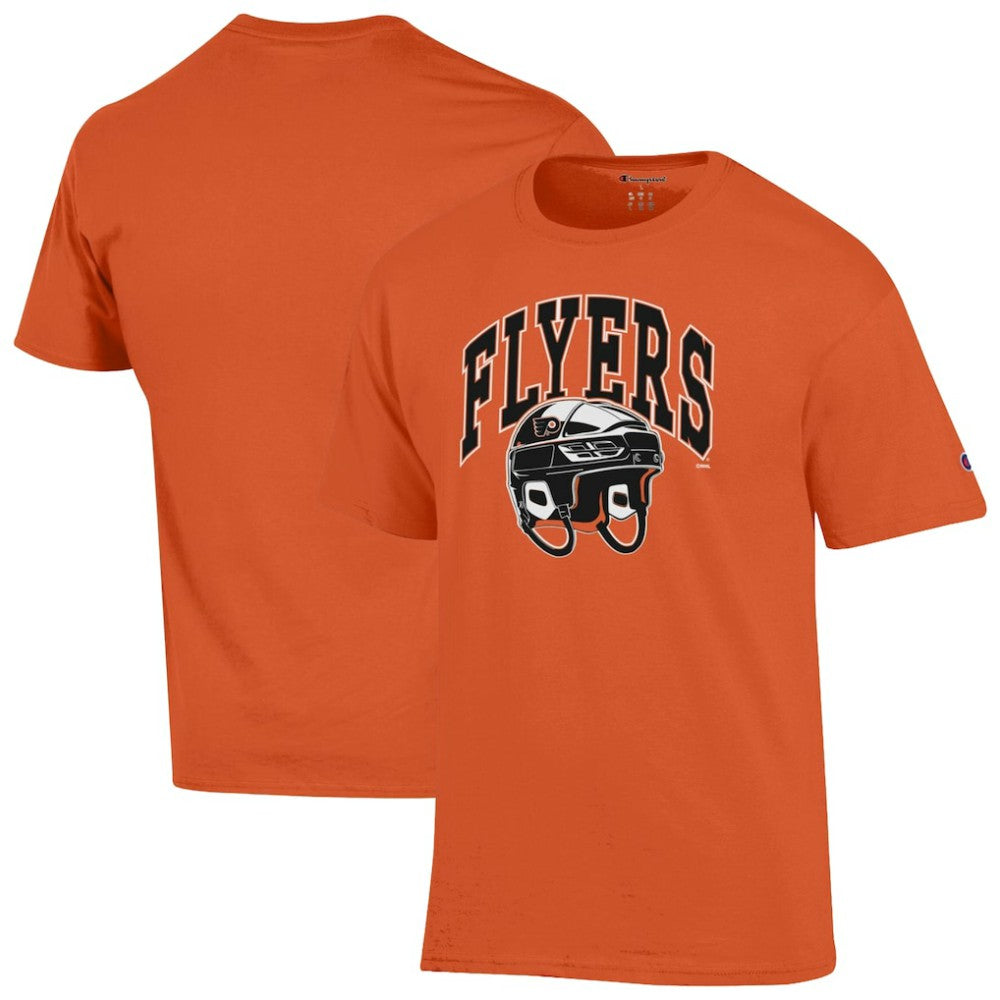 Philadelphia Flyers Champion Helmet T-Shirt Outlet