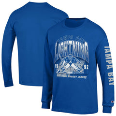 Tampa Bay Lightning Champion Long Sleeve Jersey T-Shirt On Sale