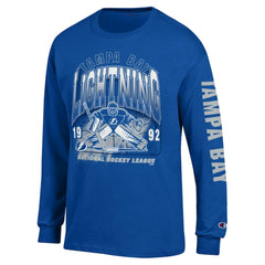Tampa Bay Lightning Champion Long Sleeve Jersey T-Shirt On Sale