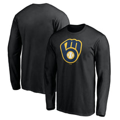 Milwaukee Brewers Team Logo Long Sleeve T-Shirt | MLB New