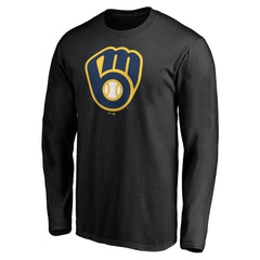 Milwaukee Brewers Team Logo Long Sleeve T-Shirt | MLB New
