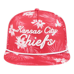 Kansas City Chiefs New Era Palm Print A-Frame 9FIFTY Snapback Hat