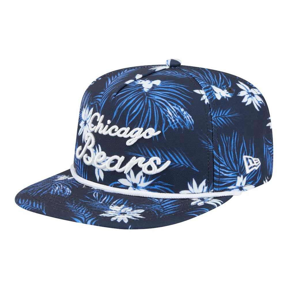 Chicago Bears New Era Palm Print A-Frame 9FIFTY Snapback Hat