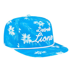 Detroit Lions New Era Palm Print A-Frame 9FIFTY Snapback Hat