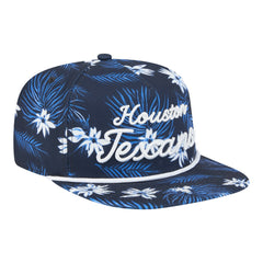 Houston Texans New Era Palm Print A-Frame 9FIFTY Snapback Hat