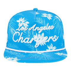 Los Angeles Chargers New Era Palm Print A-Frame 9FIFTY Snapback Hat