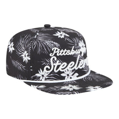 Pittsburgh Steelers New Era Palm Print A-Frame 9FIFTY Snapback Hat