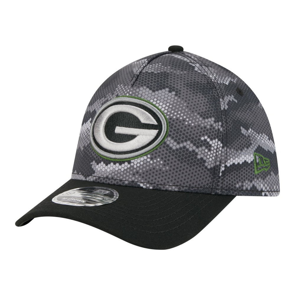 Green Bay Packers New Era Camo A-Frame 39THIRTY Flex Hat