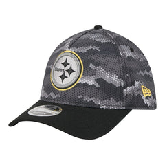 Pittsburgh Steelers New Era Camo A-Frame 39THIRTY Flex Hat