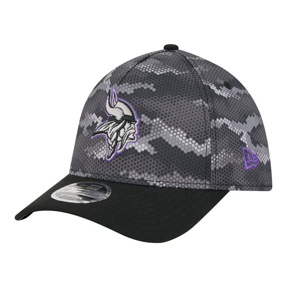 Minnesota Vikings New Era Camo A-Frame 39THIRTY Flex Hat