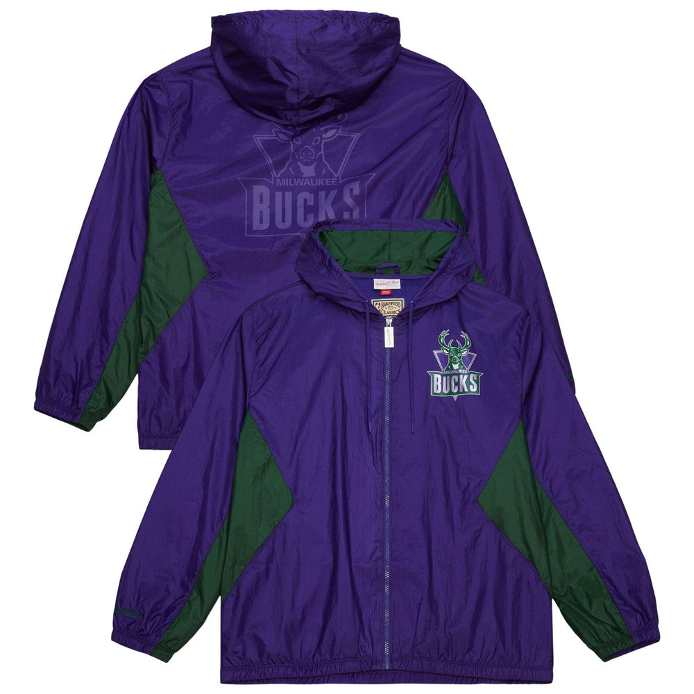 Milwaukee Bucks Playmaker Full-Zip Hooded Windbreaker Jacket Online