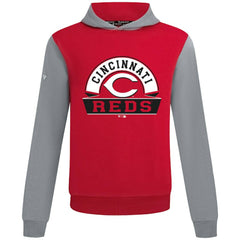 Cincinnati Reds Levelwear Throwback Ultimate Banner Arch Hoodie | MLB Outlet