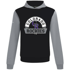 Colorado Rockies Levelwear Throwback Ultimate Banner Arch Hoodie | MLB For sale