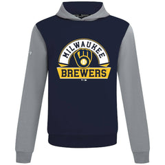 Milwaukee Brewers Levelwear Throwback Ultimate Banner Arch Hoodie | MLB Discount