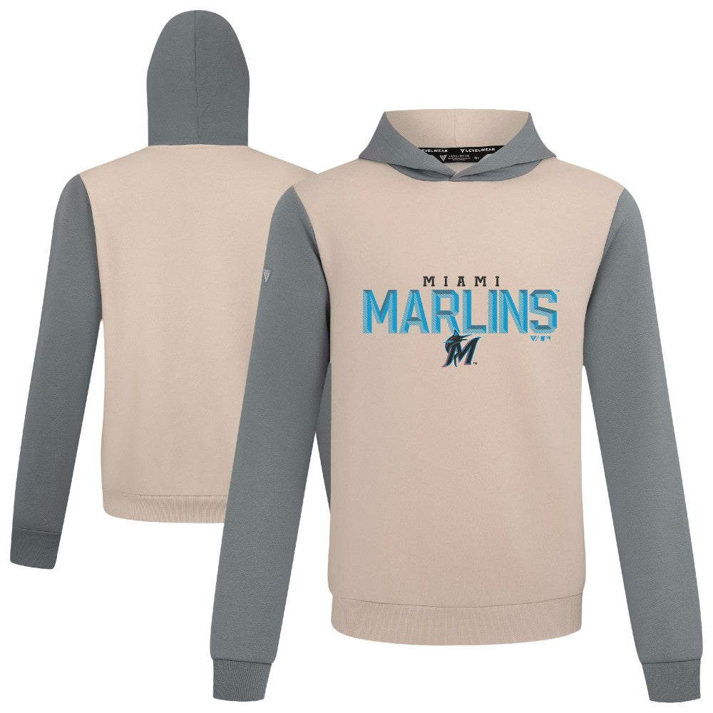 Miami Marlins Levelwear Throwback Carve Ultimate Hoodie | MLB Near me