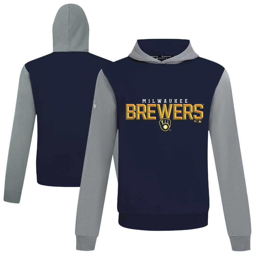 Milwaukee Brewers Levelwear Throwback Carve Ultimate Hoodie | MLB US
