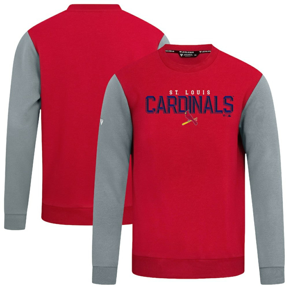 St. Louis Cardinals Levelwear Throwback Ultimate Carve Sweatshirt | MLB On Sale