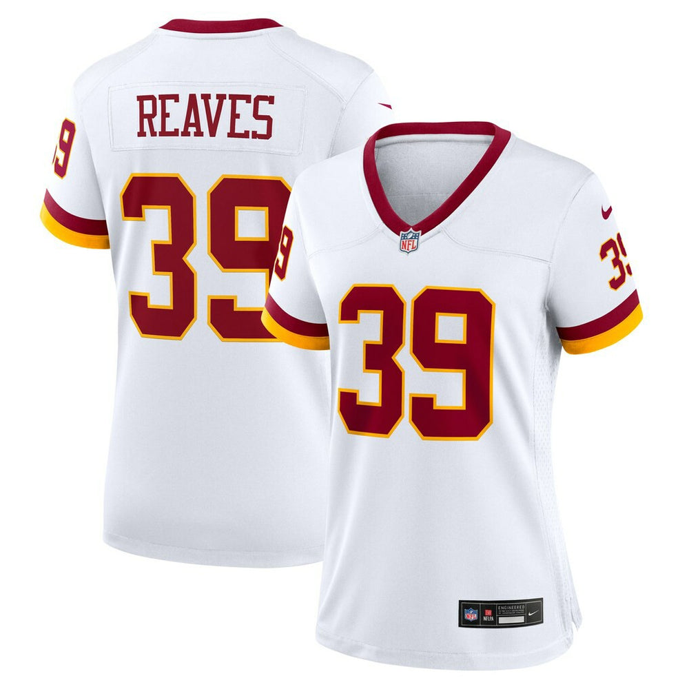 Jeremy Reaves Washington Commanders Women's Game Super Bowl Era Jersey - White