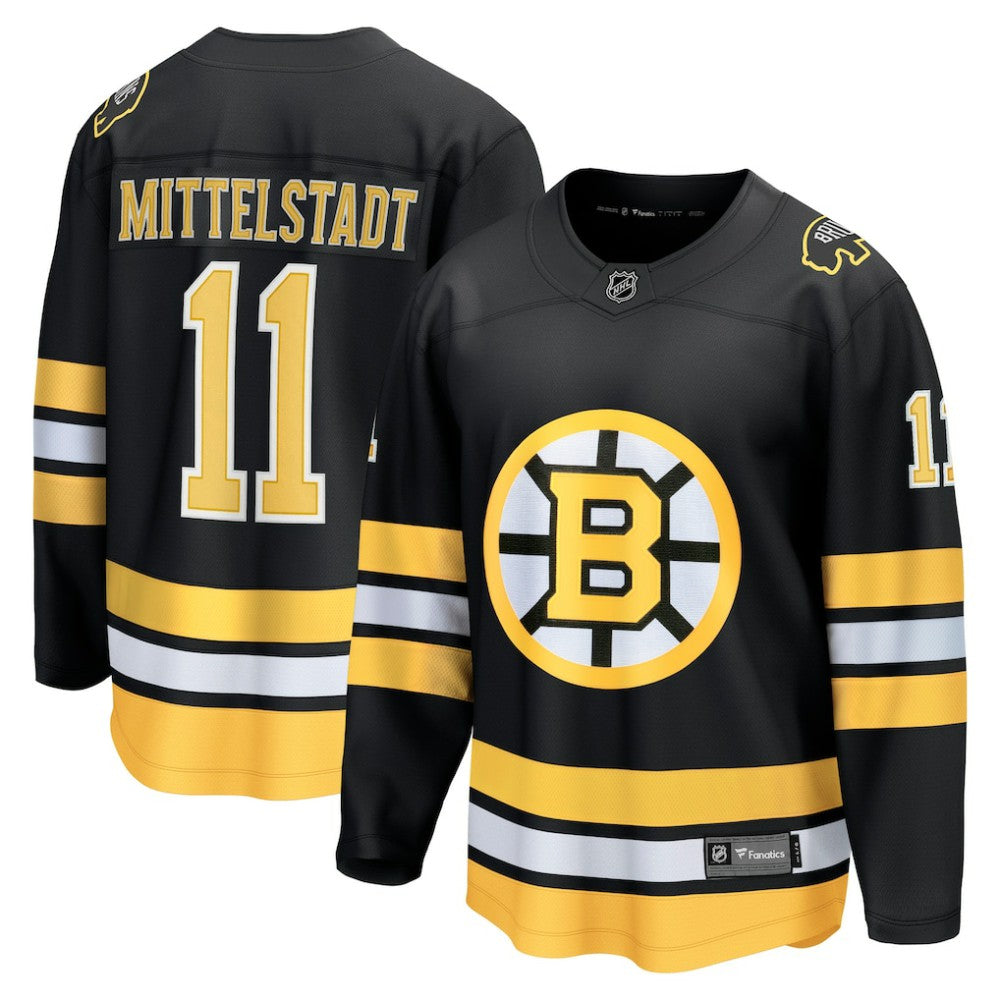 Casey Mittelstadt Boston Bruins Fanatics Home Breakaway Player Jersey For Sale