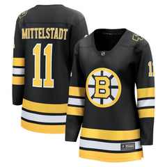 Casey Mittelstadt Boston Bruins Fanatics Women's Home Breakaway Player Jersey For Sale