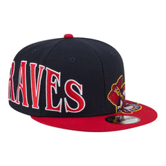 Atlanta Braves New Era Stretched Two-Tone 9FIFTY Adjustable Hat | MLB New