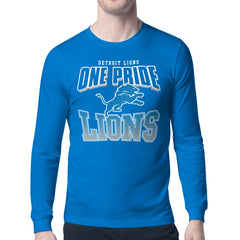 Detroit Lions Starter Comic Style Slogan Long Sleeve T-Shirt