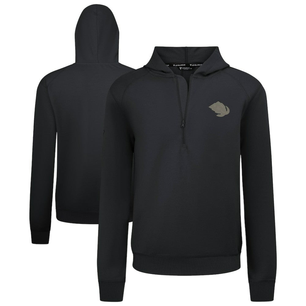 Utah Mammoth Levelwear Technic Quarter-Zip Pullover Hoodie Discount