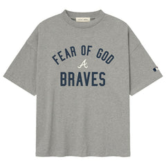 Atlanta Braves Fear of God x MLB 90's Fit T-Shirt | MLB Sale