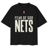 Brooklyn Nets Fear of God x NBA Classic Fit T-Shirt On Sale