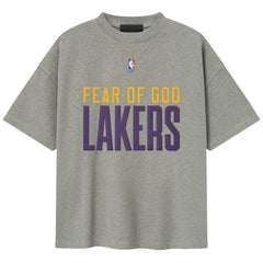 Los Angeles Lakers Fear of God x NBA Unisex 90s T-Shirt Discount