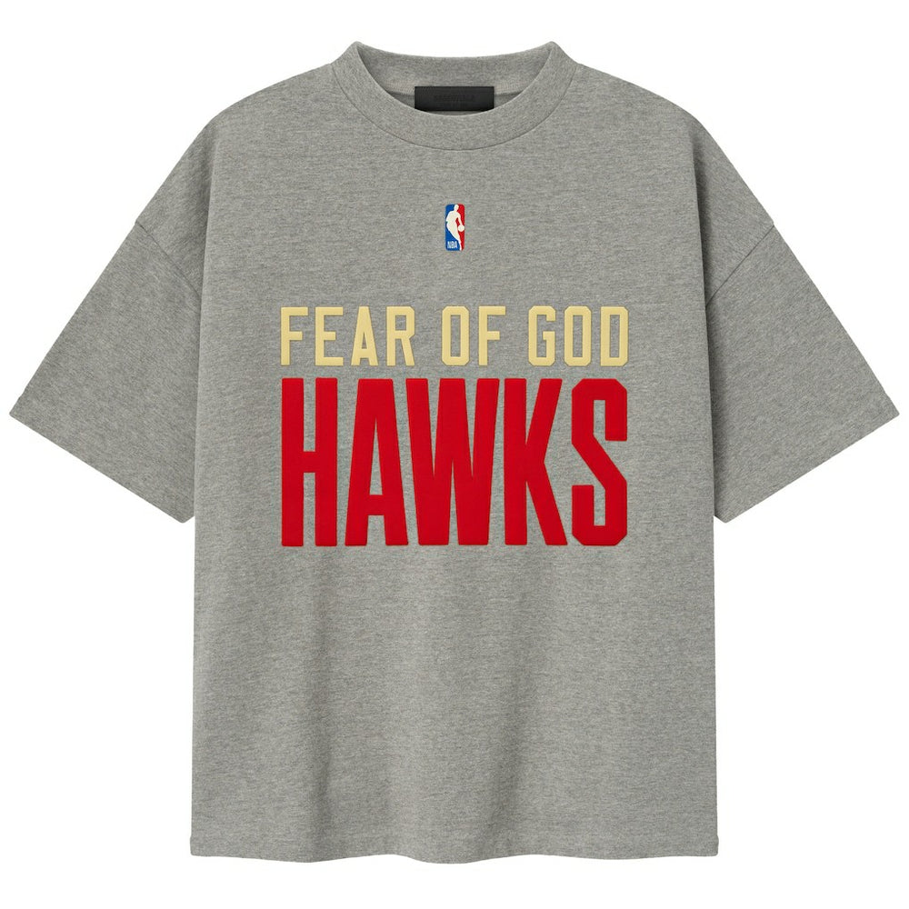 Atlanta Hawks Fear of God x NBA Unisex 90s T-Shirt New