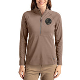 New York Yankees Cutter & Buck Women's Adapt Eco Knit Stretch Half-Zip Pullover | MLB Outlet