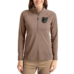 Baltimore Orioles Cutter & Buck Women's Adapt Eco Knit Stretch Half-Zip Pullover | MLB Online